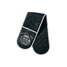 Premier Housewares Vintage Home Double Oven Glove - Black  - $29.00