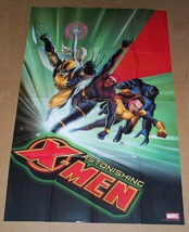2004 Astonishing X-Men poster! 36x24 Marvel Comics Wolverine,Cyclops promo pinup - £16.87 GBP