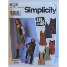 Simplicity Sewing Pattern 5336 Jumper Mini Skirt Juniors Size 17/18-23/24 - £7.16 GBP