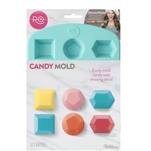 Wilton Silicone Gem Shapes Candy Mold, 12-Cavity - £15.62 GBP