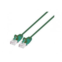 Intellinet 743402 CAT6 U/UTP SLIM NETWORK PATCH CABLE, 1 FT., GREEN - £18.20 GBP