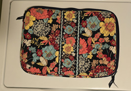 Vera Bradley Happy Snails Floral Zip Around Laptop Case Sleeve Carrier 17” - $21.13
