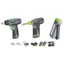 Genesis GL0831CK2 8-Volt Li-Ion 3-Piece Cordless Tool Kit with Screwdriv... - £80.43 GBP