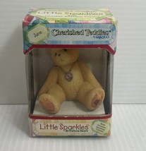 Enesco Cherished Teddies &quot;Little Sparkles&quot; June Birthstone Bear Alexandrite -New - £4.91 GBP
