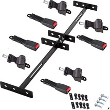 Golf Cart Retractable Seat Belts and Bracket Kit 4 Passenger for ezgo/club car image 2