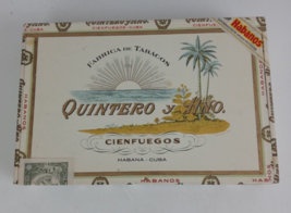 Quintero y HNO. Cienfuegos Wooden Cigar Box 8.25&quot; X 5.5&quot; X 1.5&quot; - $9.89