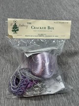 The Cracker Box Christmas Ornament Kit JEALOUSY Purple Beaded Sequin Vin... - $64.34