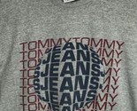 Tommy Hilfiger Tommy Jeans Mens XL T-Shirt Spell Out Front Made In USA - £23.93 GBP
