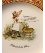 1974 HOLLY HOBBIE COLLECTOR PLATE MOTHER&#39;S DAY VINTAGE DECOR BABY IN CAR... - £23.19 GBP
