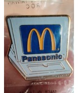 Vintage NOS McDonald&#39;s Panasonic Pin Push Back Computer Laptop - £9.17 GBP