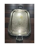 Modern Silver Co 22x12.5" Antique Ornate Silverplate Serving Tray - $138.60