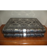 Hindu Silver Aluminum Jewelry Box - €51,13 EUR