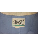 QTY 2 SIMPLY BASICS &amp; ENCOMPASS NURSING VET TECHNICIAN SCRUB TOP BLUE LARGE - €16,68 EUR