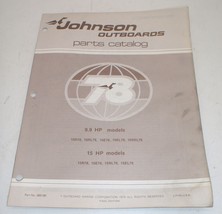 1978 Johnson Outboard Parts Catalog 9.9 &amp; 15 HP - $16.98