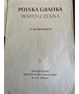Reproduction Vintage 1954 Polska Grafika Wspolczesna 32pc 19.25”x13.5” - £113.52 GBP
