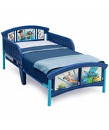 Toy Story Toddler Bed Plastic Kids Blue Woody Buzz Lightyear Character G... - £60.25 GBP