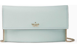 Kate Spade Crossbody cameron street brennan Wallet Clutch ~NWT~ $148 Misty Mint - £93.95 GBP