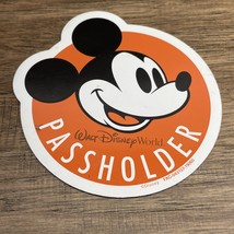 Walt Disney World Passholder Mickey Mouse Refrigerator Fridge Car Magnet... - $7.92