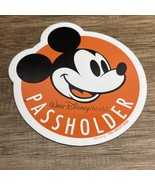 Walt Disney World Passholder Mickey Mouse Refrigerator Fridge Car Magnet... - $11.11 CAD