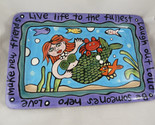 Nicole Engblom Under the Sea Mermaid Rectangular Platter 17.25&quot; X 11.5 W... - £47.47 GBP