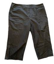 New Directions Woman Dark Blue Denim Cropped Trousers Size 18W - $23.74