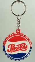 Pepsi-Cola Bottle Cap Keychain Key Ring  - $8.79