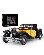 Mould King 13080 Retro Classic Car Model Static Kit Stem Building Block Set Moc - £126.22 GBP