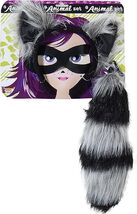 FORUM RACCOON ANIMAL SET/KIT UNISEX HALLOWEEN COSTUME ACCESSORY 71193 - $16.71