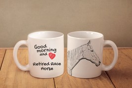 Retired Race Horse - mug with a horse and description:&quot;Good morning and ... - £11.93 GBP