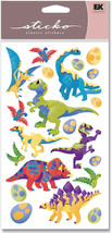 Sticko Stickers Dinosaur Metallic - $6.59
