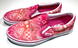 Vans Slip On Pink Better Together Womens Size 7 Butterfly Unicorn Heart Mens 5.5 - £23.70 GBP