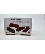 Le Creuset Stoneware Cheese Markers Set of 4 Red Cerise New Open Box - $893.78 MXN