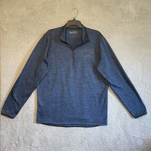 Under Armour Coldgear Men&#39;s Sweatshirt LGT Blue Loose Long Sleeve 1/4 Zip - £12.78 GBP