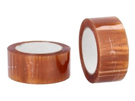 2 Rolls Clear Carton Sealing Tape 110Yards Long 2in Wide Natural Rubber ... - $26.91