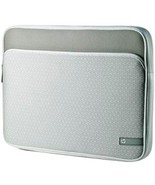 HEWLETT PACKARD HP WW555AA#ABL SILVER NOTEBOOK SLEEVE W/POCKET, UP TO 14... - $2.98