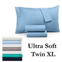TWIN XL EXTRA LONG COLLEGE DORM ROOM BED SIZE SUPER SOFT DEEP POCKET SHEET SET