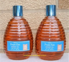Spiced Pumpkin Cider Bath and Body Works Shower Gel Set of 2 - £26.30 GBP