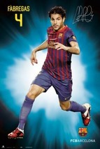 Cesc Fabregas FC Barcelona poster La Liga Spain new FC Barca Soccer Football - £7.03 GBP