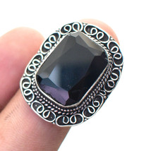 Black Spinel Vintage Style Gemstone Ethnic New Year Gift Ring Jewelry 9" SA 1562 - £3.98 GBP