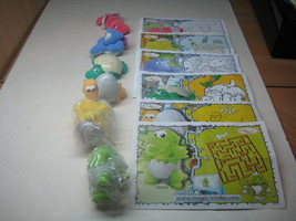 Kinder - 2009 NV017-022 Dinosaurs - complete set + 6 papers - surprise eggs - $7.00