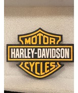 3.5&quot; X 4.5&quot; Harley - Davidson Small Wooden Plaque *Pre-Owned* c2 - $9.99