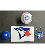 Toronto Blue Jays Vending Charms Lot of 4 Ball, Helmet, Key Chain &amp; Deca... - £13.31 GBP
