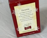 2005 Hallmark Keepsake Ornament Daughter Jingle Bell Snowman w/Memory Card - $6.93