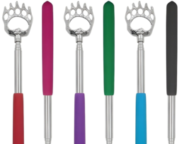6 pack - NuvoMed Bear Claw Telescopic Metal Extendable Back Scratcher Ma... - $11.75