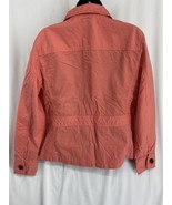 LL Bean Women&#39;s Long Sleeve Collared Cotton  Jacket Color Salmon Pink Si... - £22.74 GBP