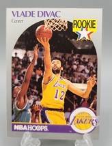 Vlade Divac Rookie 1990 NBA Hoops Los Angeles Lakers Original 154 - £1.53 GBP