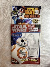 2 Disney Star Wars ~ Activity Books Color and Trace - £4.63 GBP