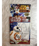 2 Disney Star Wars ~ Activity Books Color and Trace - $8.00 CAD
