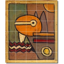 Paul Klee Abstract Painting Ceramic Tile Mural BTZ04956 - £239.80 GBP+