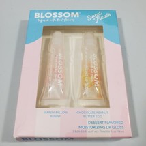 Blossom Flower-Infused Dessert Flavored Moisturizing Lip Gloss Marshmall... - £5.57 GBP